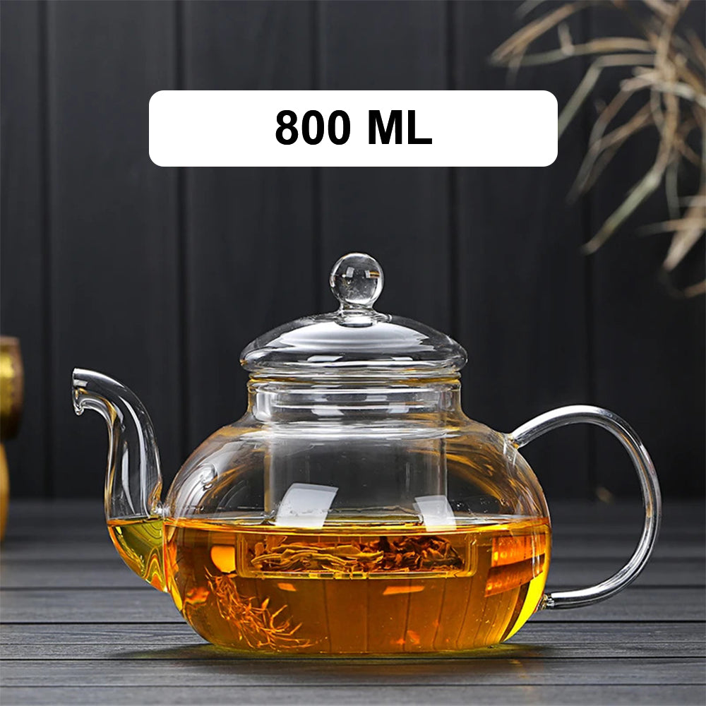 Glass Heat-Resistant Teapot Set Japanese Style