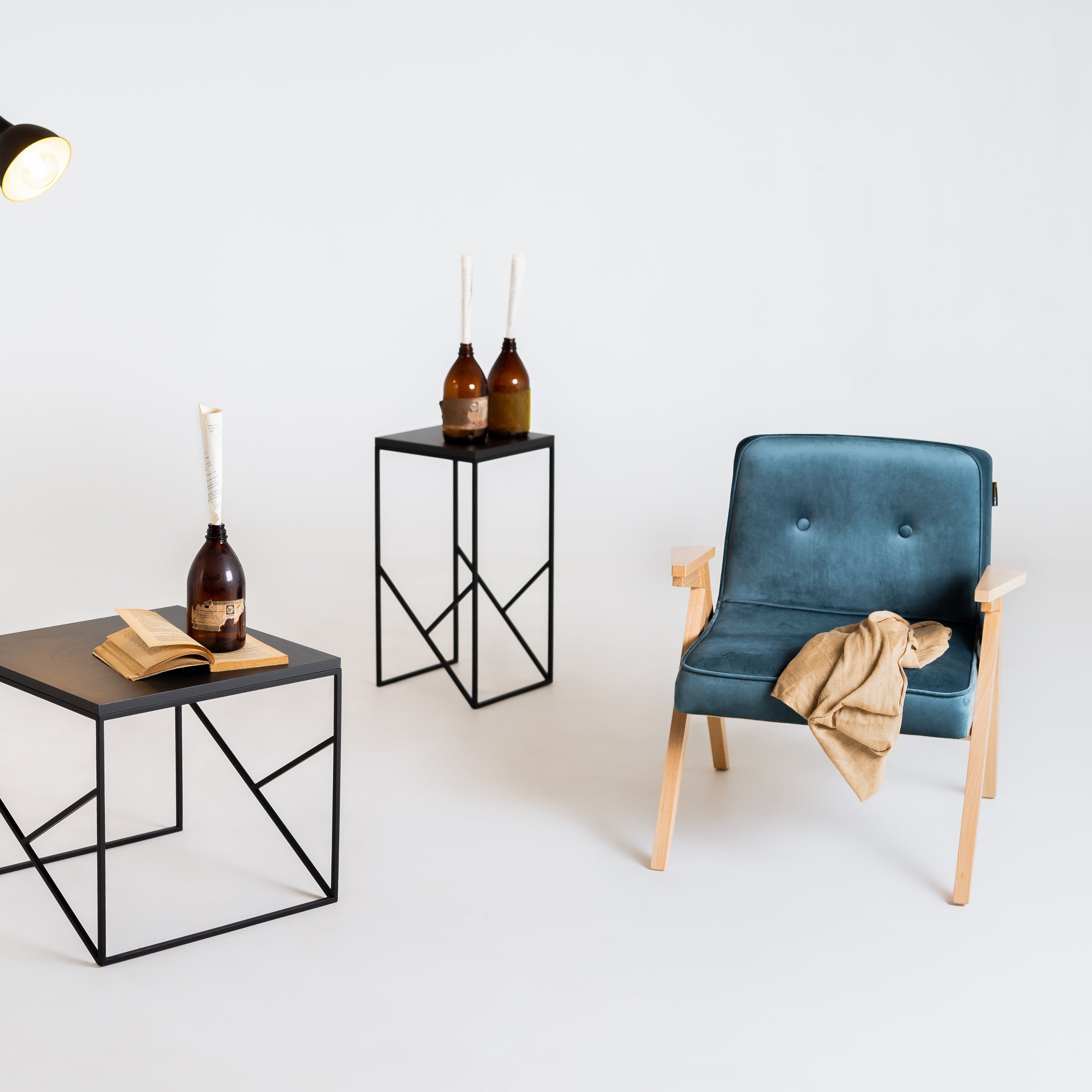 VINC Armchair - Blueberry Natural