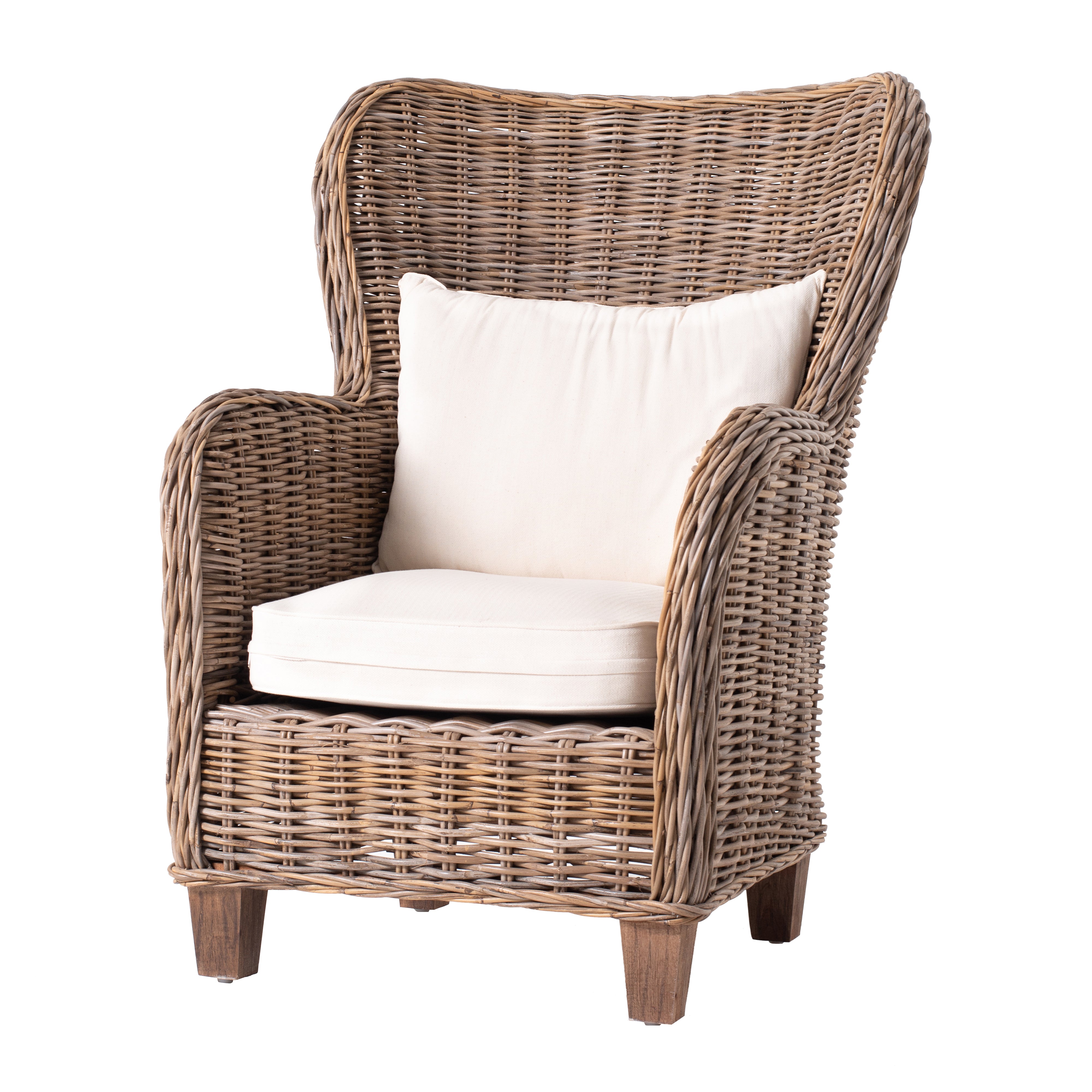 Rattan shop king chair