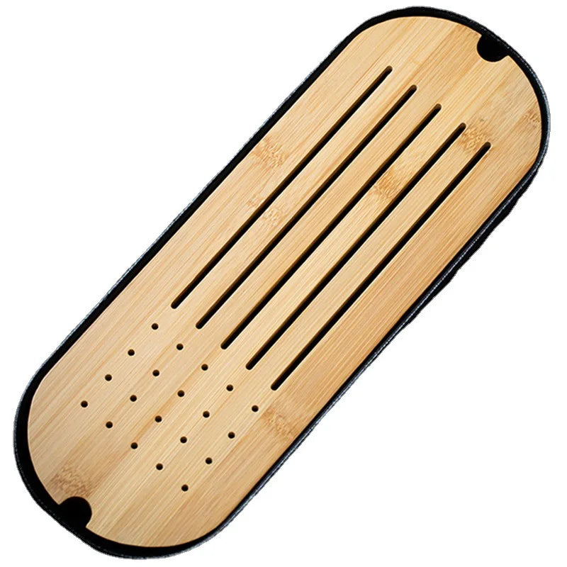 Simple Bamboo Wood Tea Tray