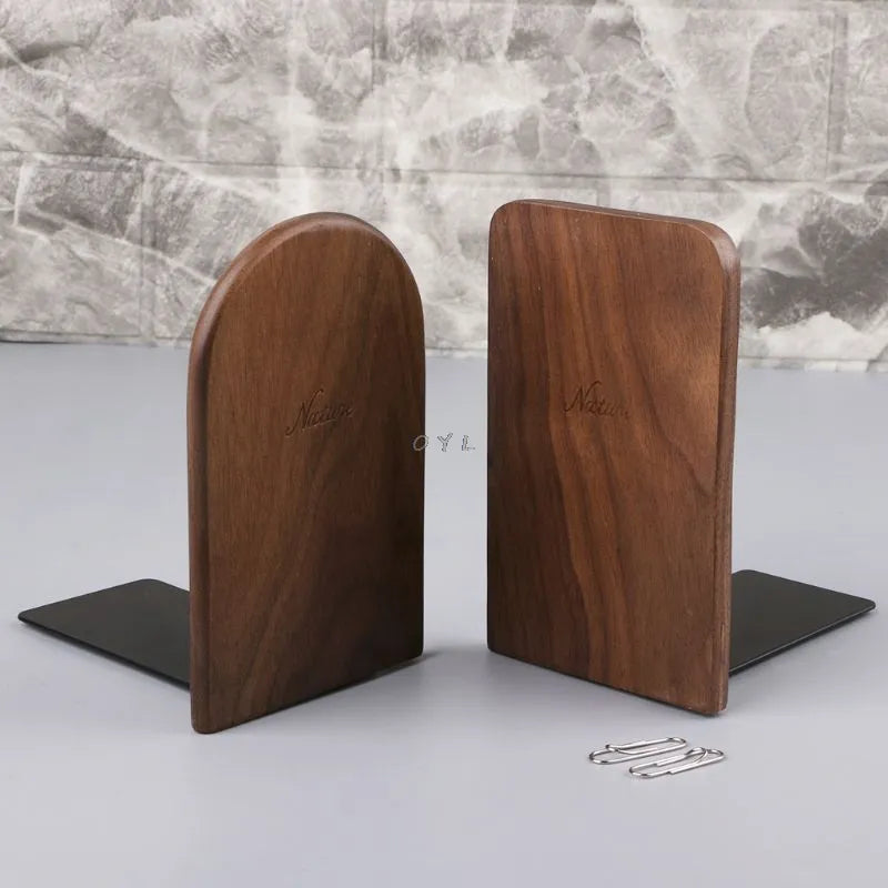 Walnut Wooden Desktop Organizer