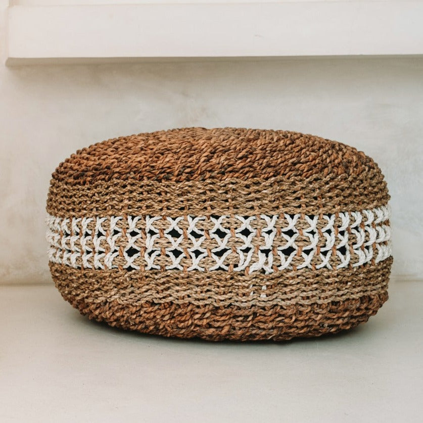 THE MACRAME Pouffe