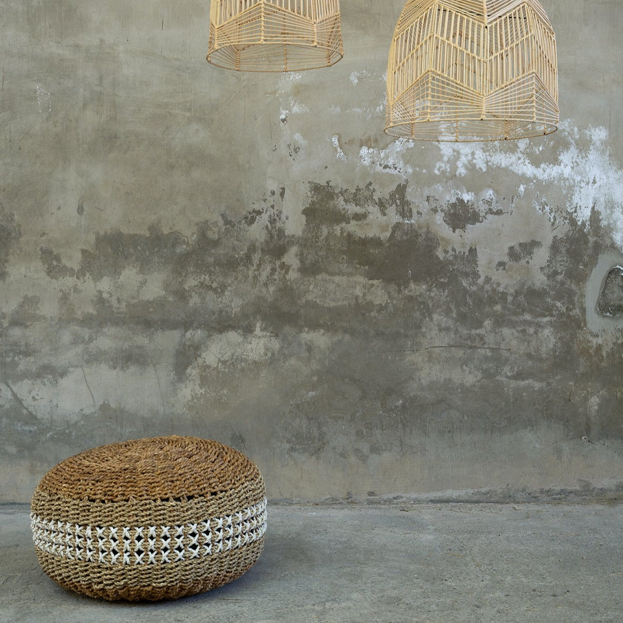 THE MACRAME Pouffe