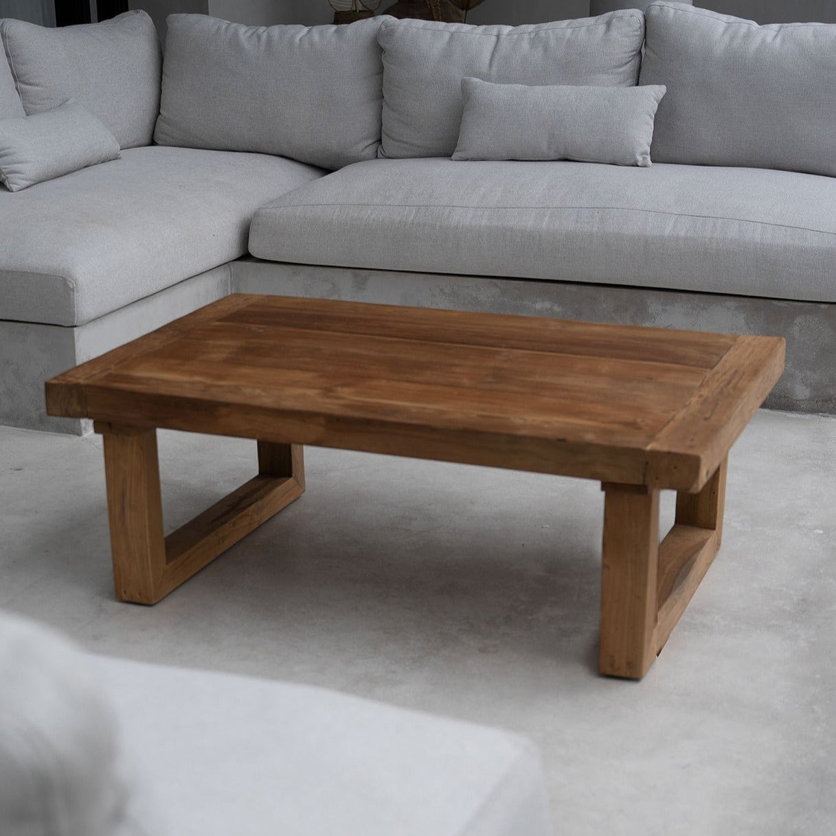 The Reclaimed Teak Coffee Table - Natural