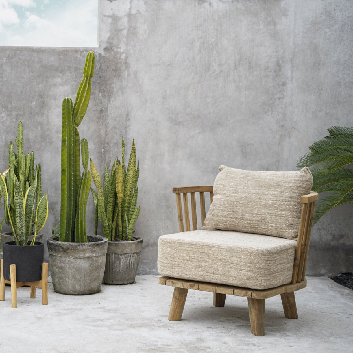 The Malawi One Seater - Natural Beige