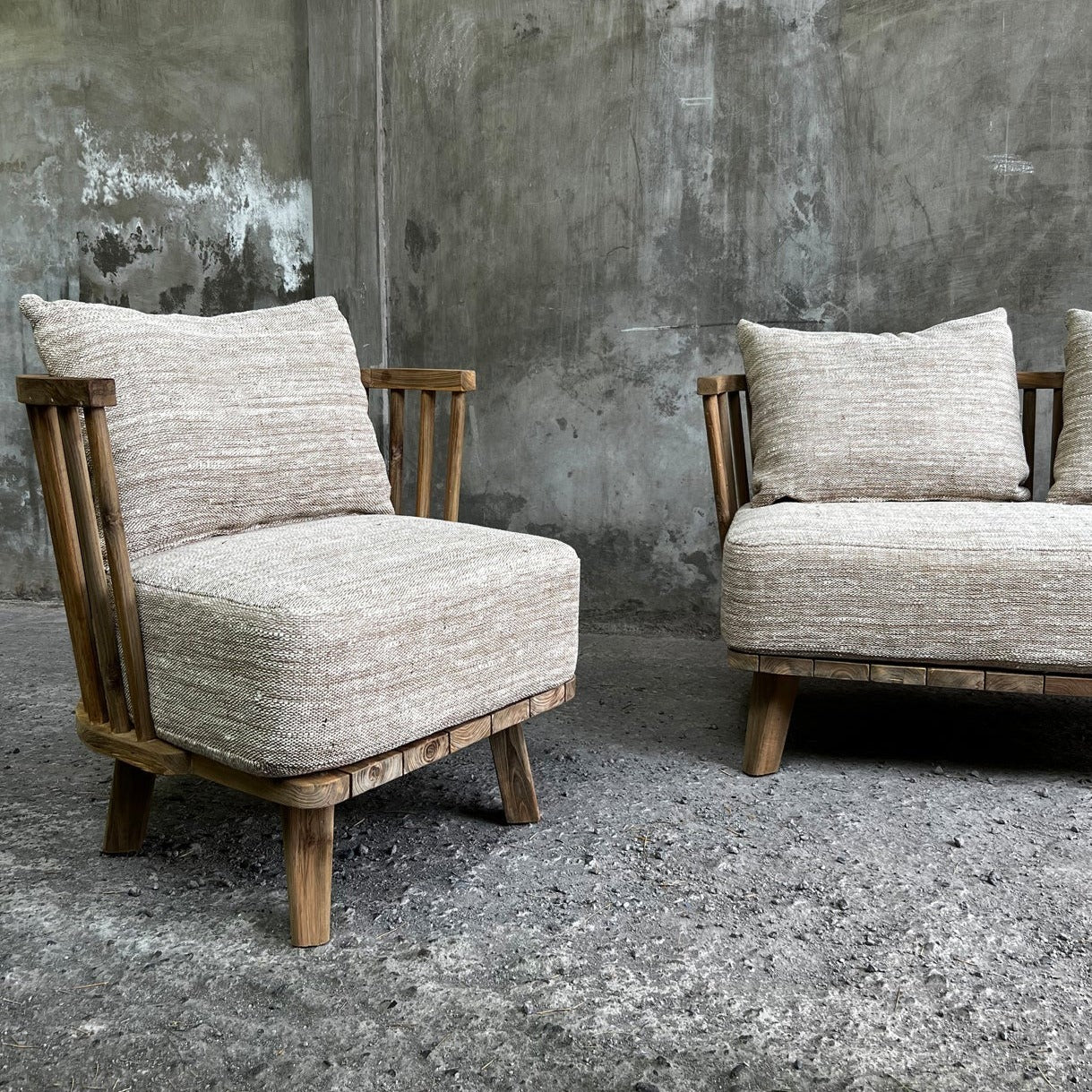 The Malawi One Seater - Natural Beige