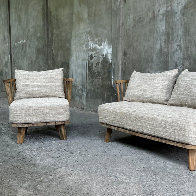 The Malawi One Seater - Natural Beige
