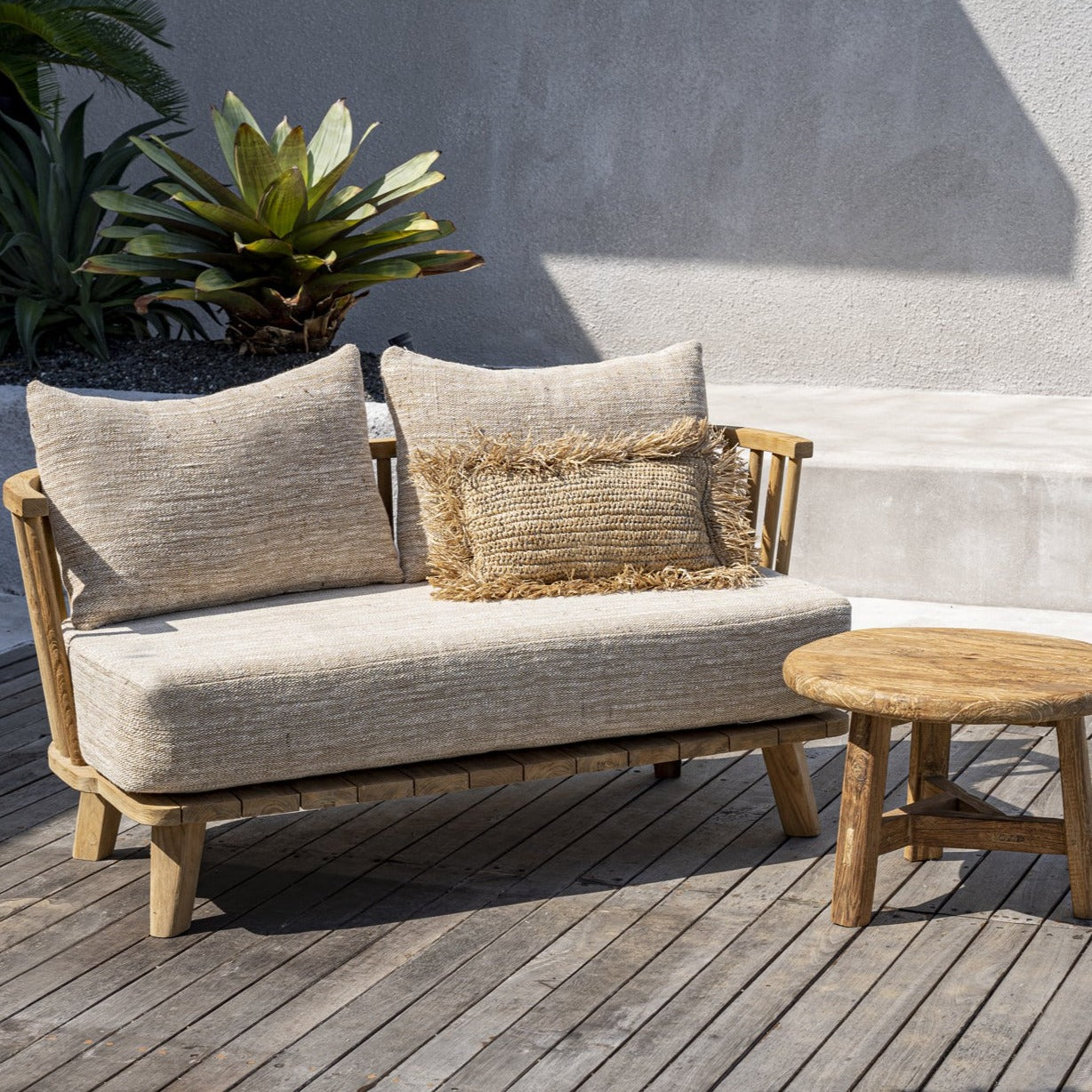 The Malawi Two Seater - Natural Beige
