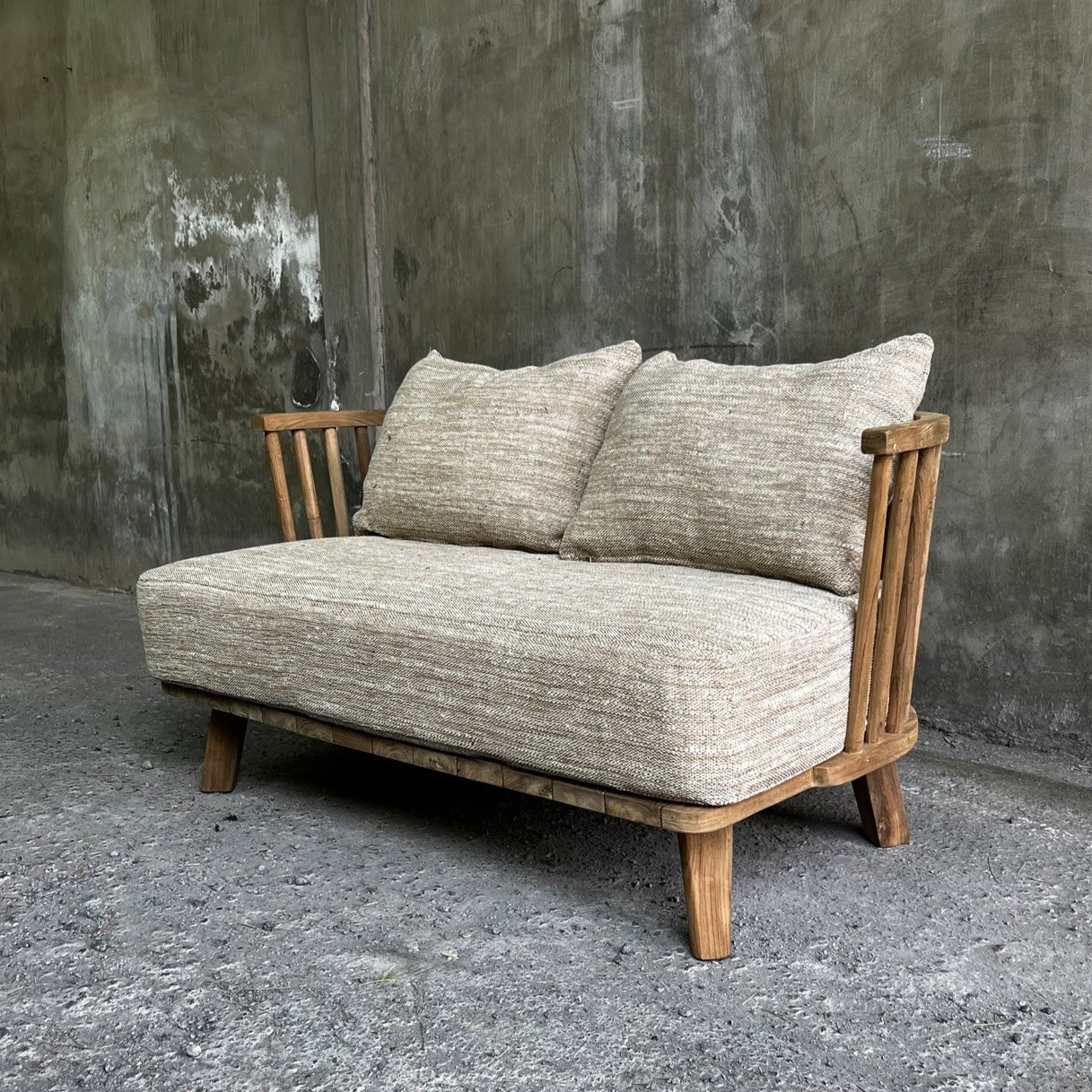 The Malawi Two Seater - Natural Beige