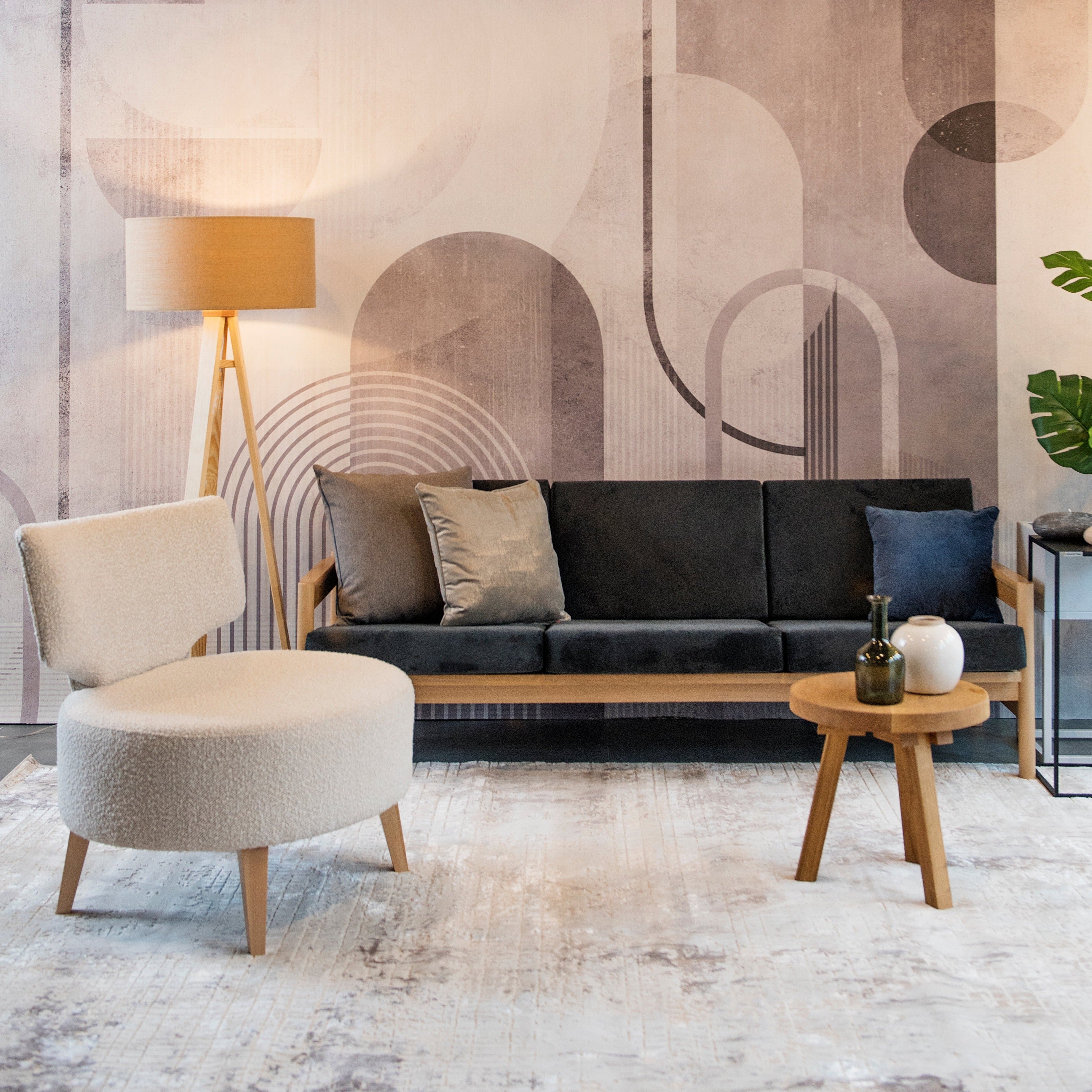 FLETE Floor Lamp Natural Interior