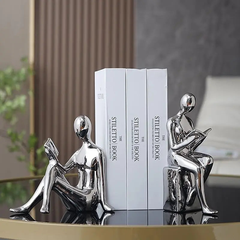 Creative Ceramic Book Organizer