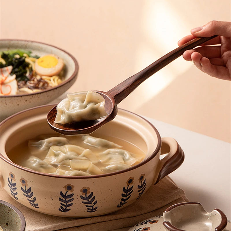 Long Wooden Spoon For Ramen