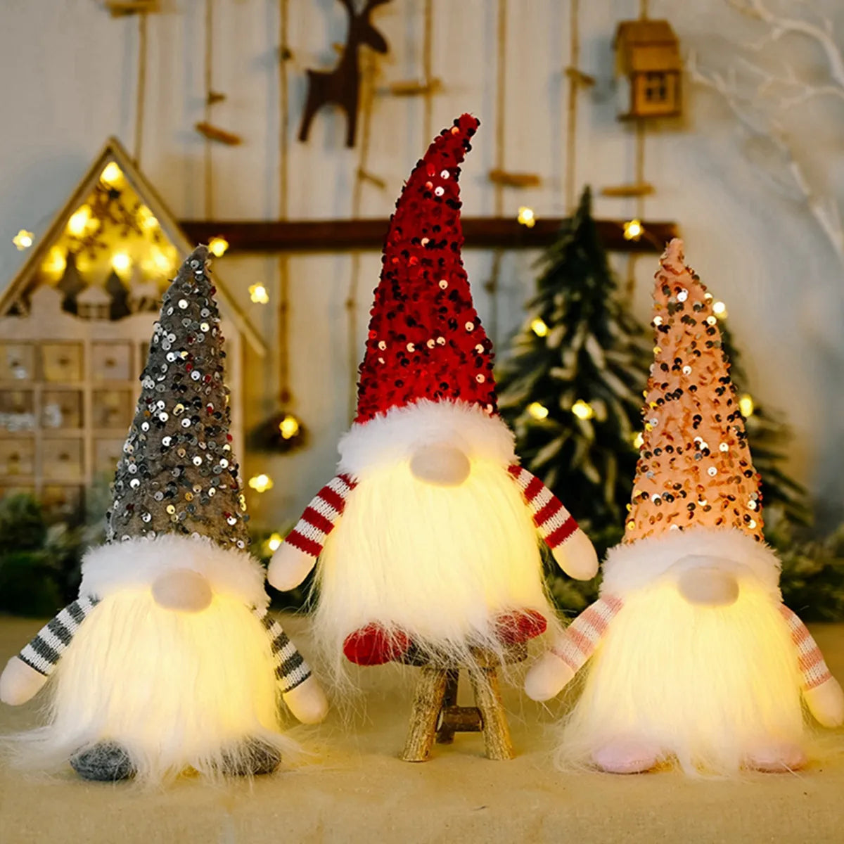 Faceless Gnome Doll For Christmas Home