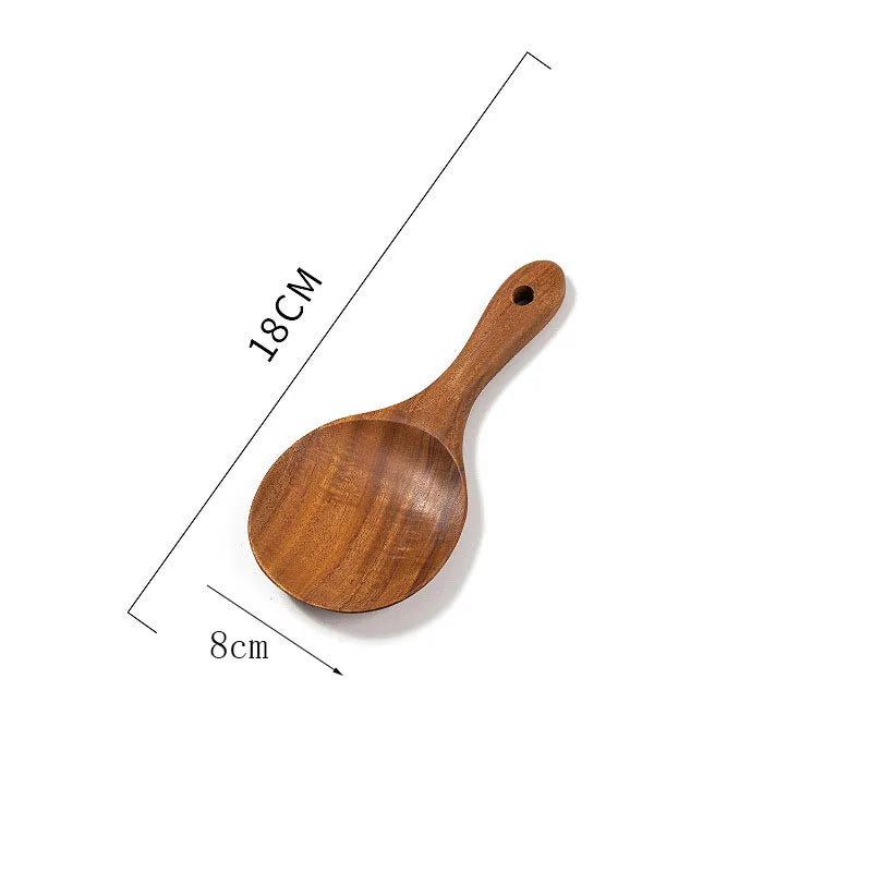 Teak Wood Tableware Spoon