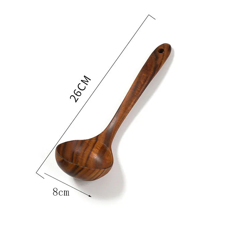 Teak Wood Tableware Spoon