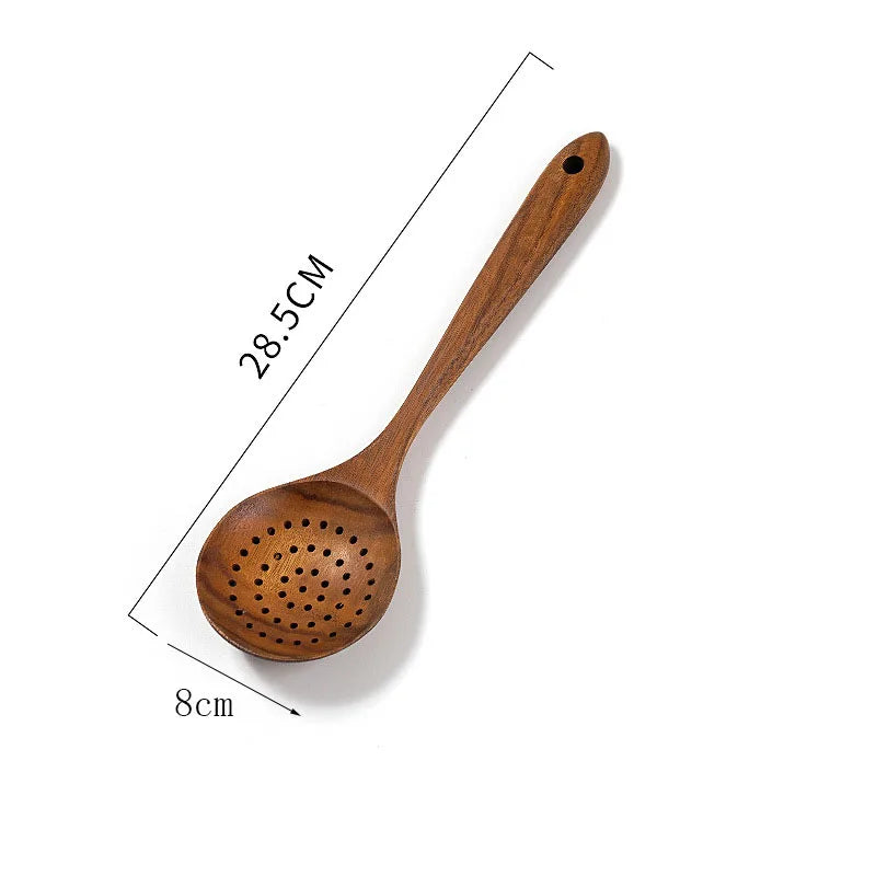 Teak Wood Tableware Spoon