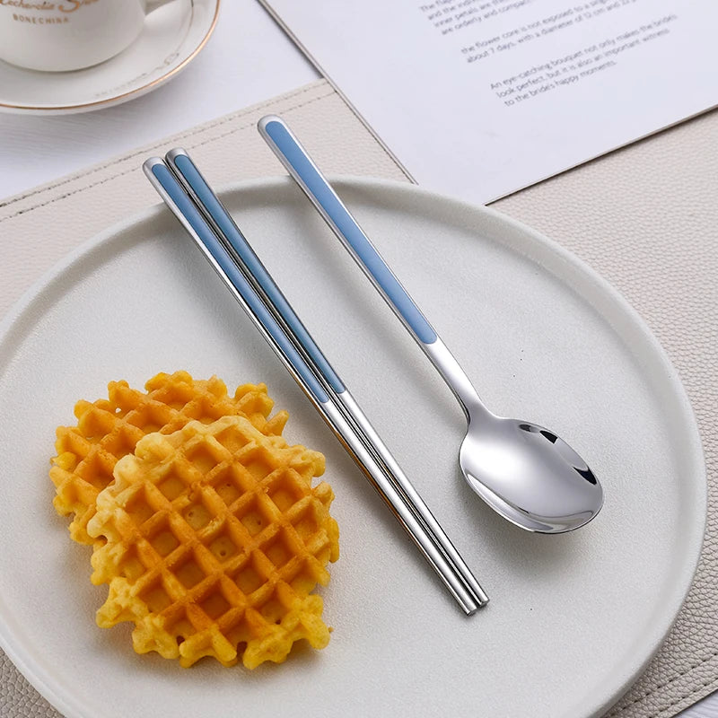 Korean Cutlery Set From Stainless Steel