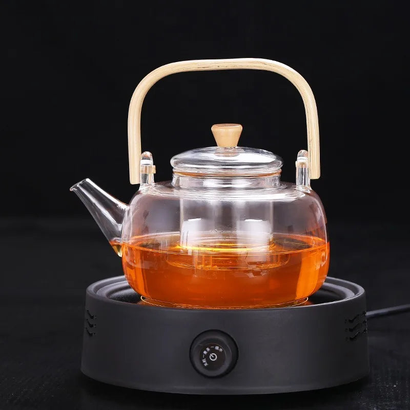 Glass Heat-Resistant Teapot Set Japanese Style
