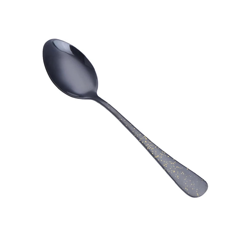 Black Tableware From Stainless Steel