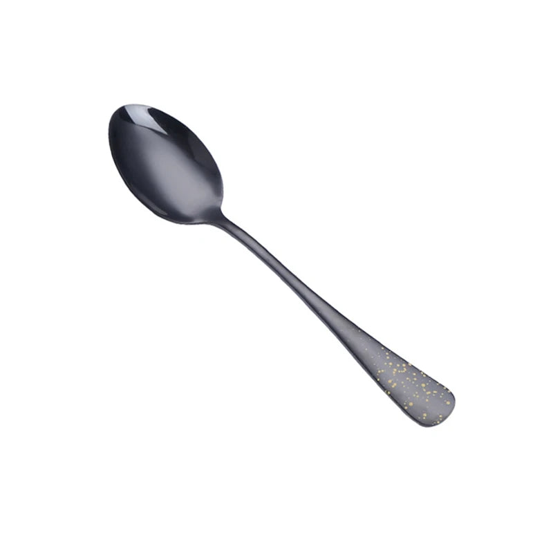 Black Tableware From Stainless Steel
