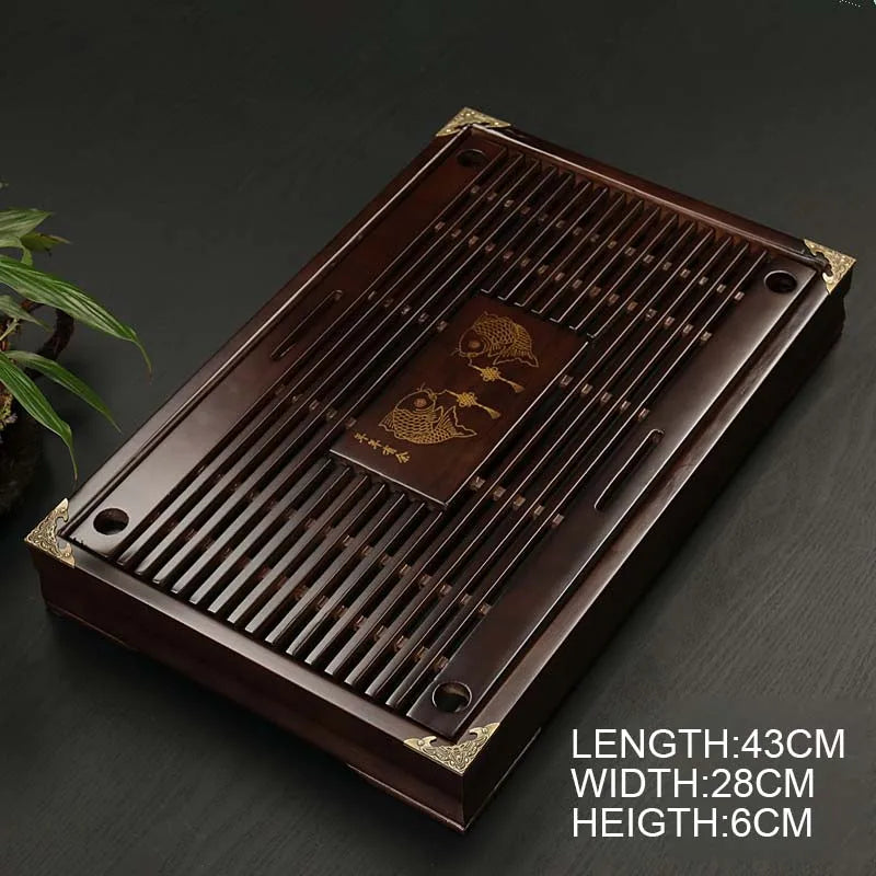 Chinese Solid Wood Tea Tray