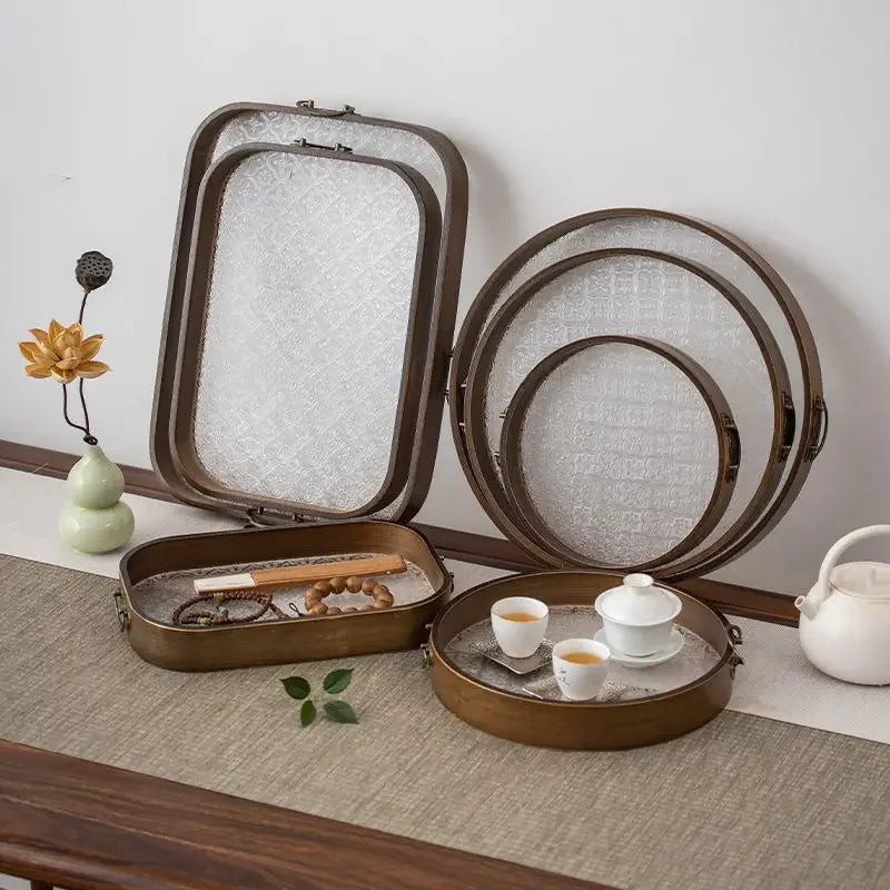 Retro Tea Tray Japanese Style