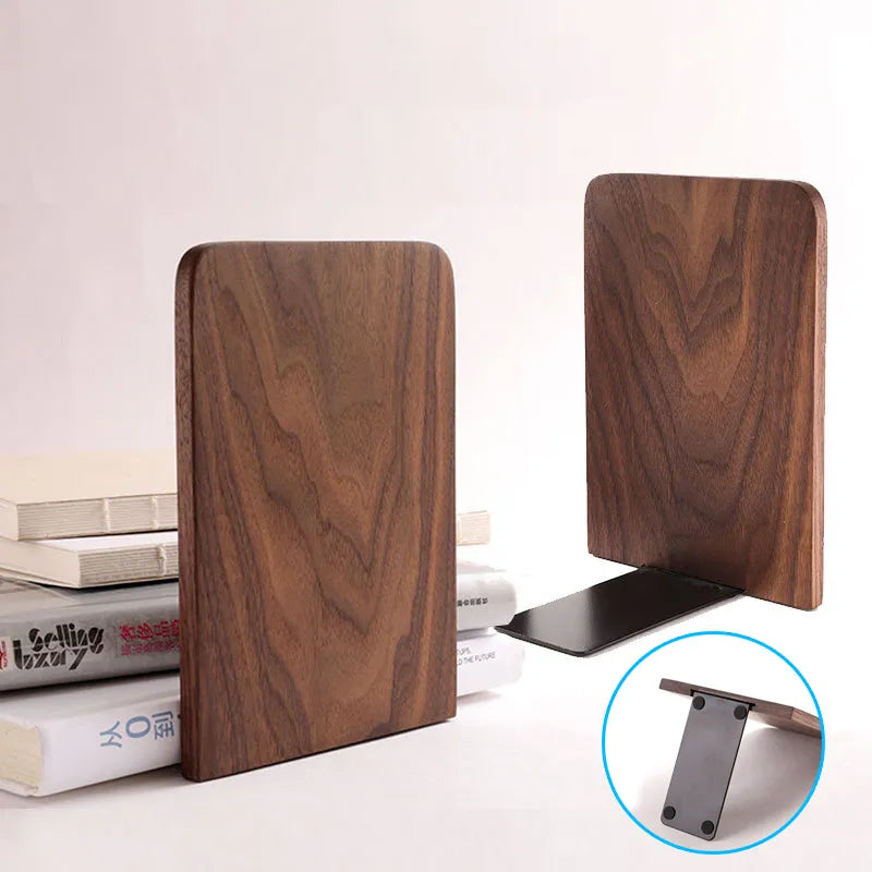 Nature Wooden Book Organizer
