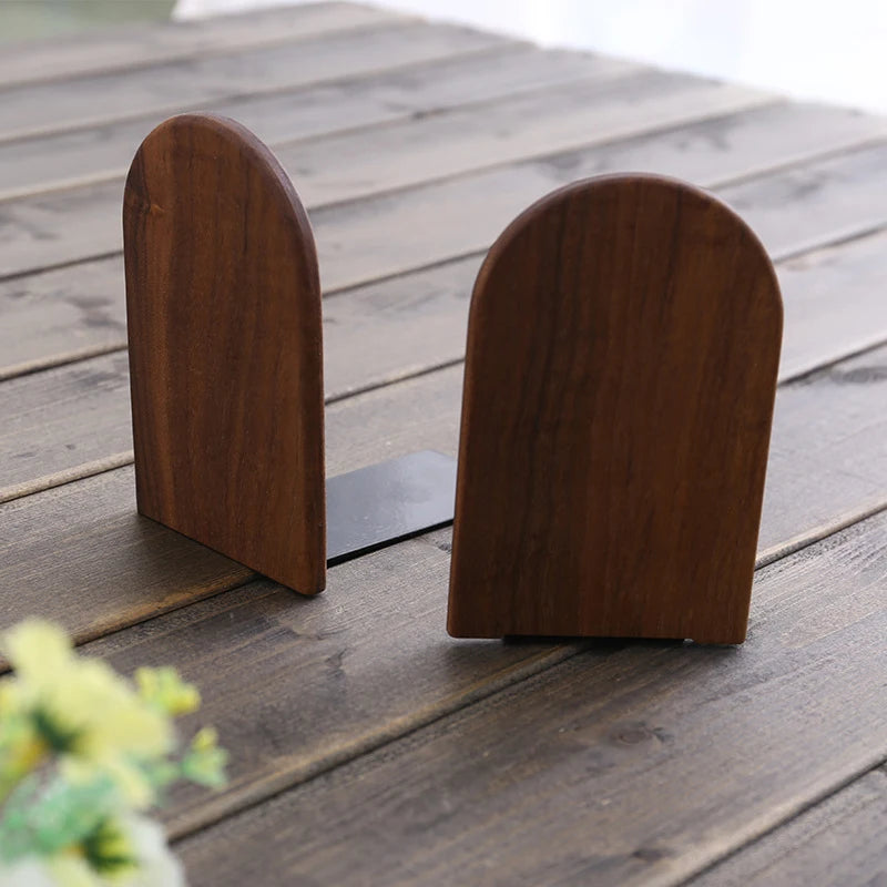 Nature Wooden Book Organizer