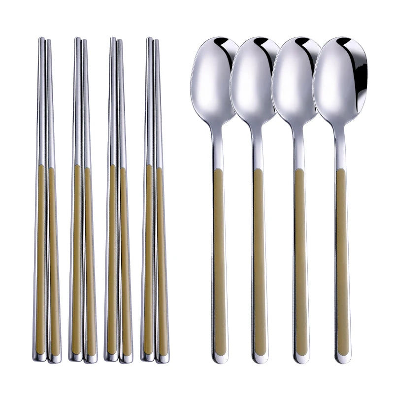 Korean Cutlery Set From Stainless Steel