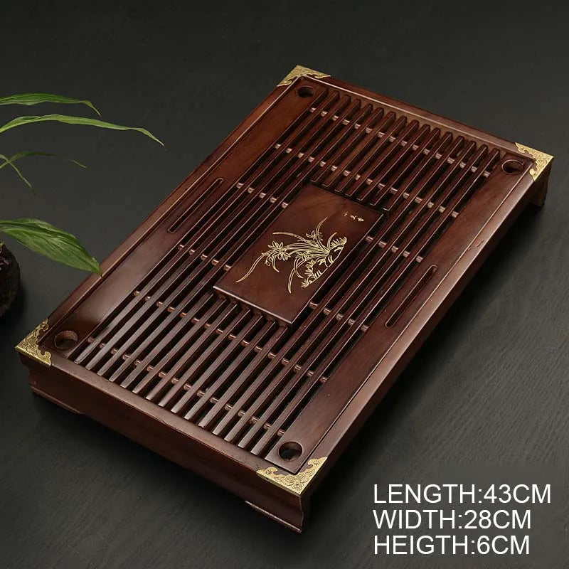 Chinese Solid Wood Tea Tray