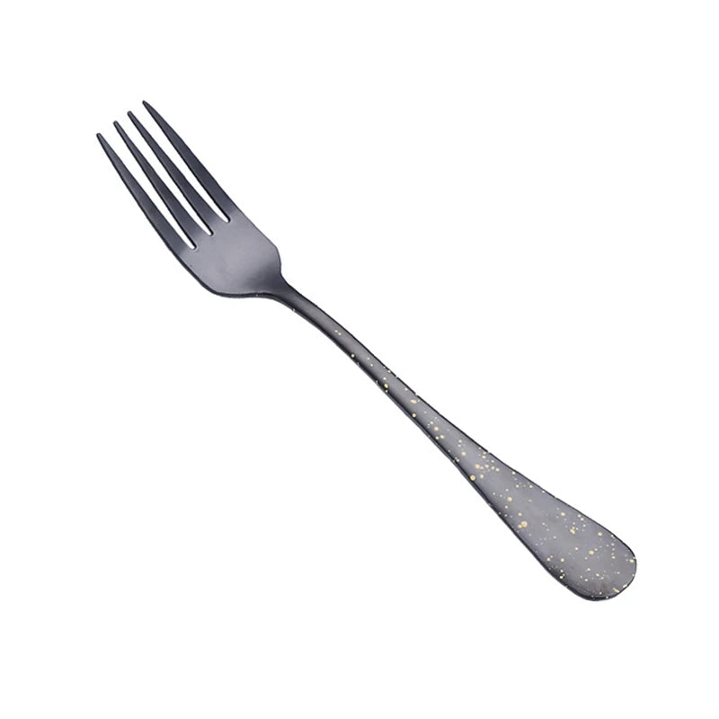 Black Tableware From Stainless Steel