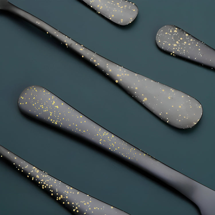 Black Tableware From Stainless Steel