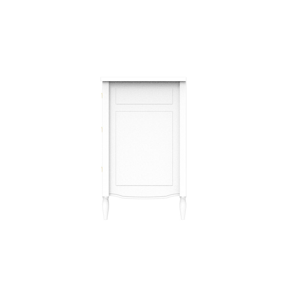 HERMIONE Chest of Drawers White Side View