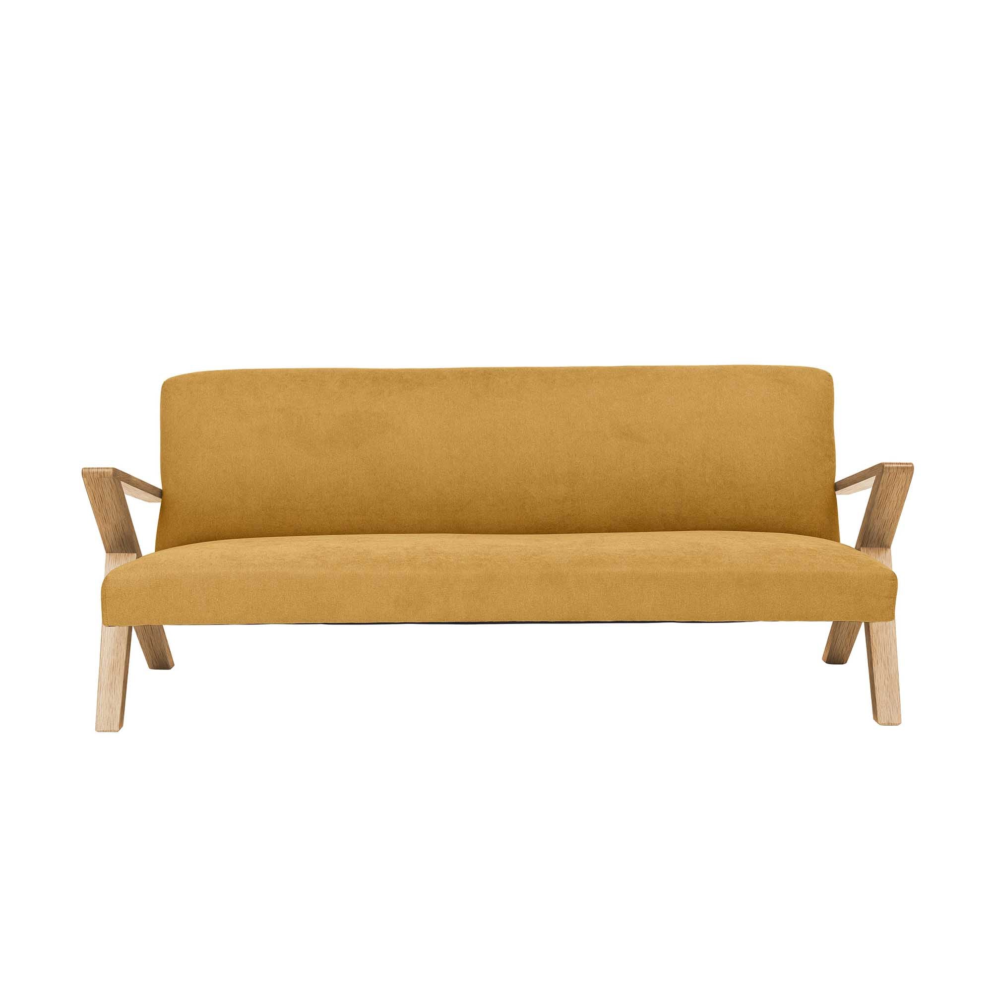 RETROSTAR 4-seater Sofa Oak Wood Frame, Natural Colour