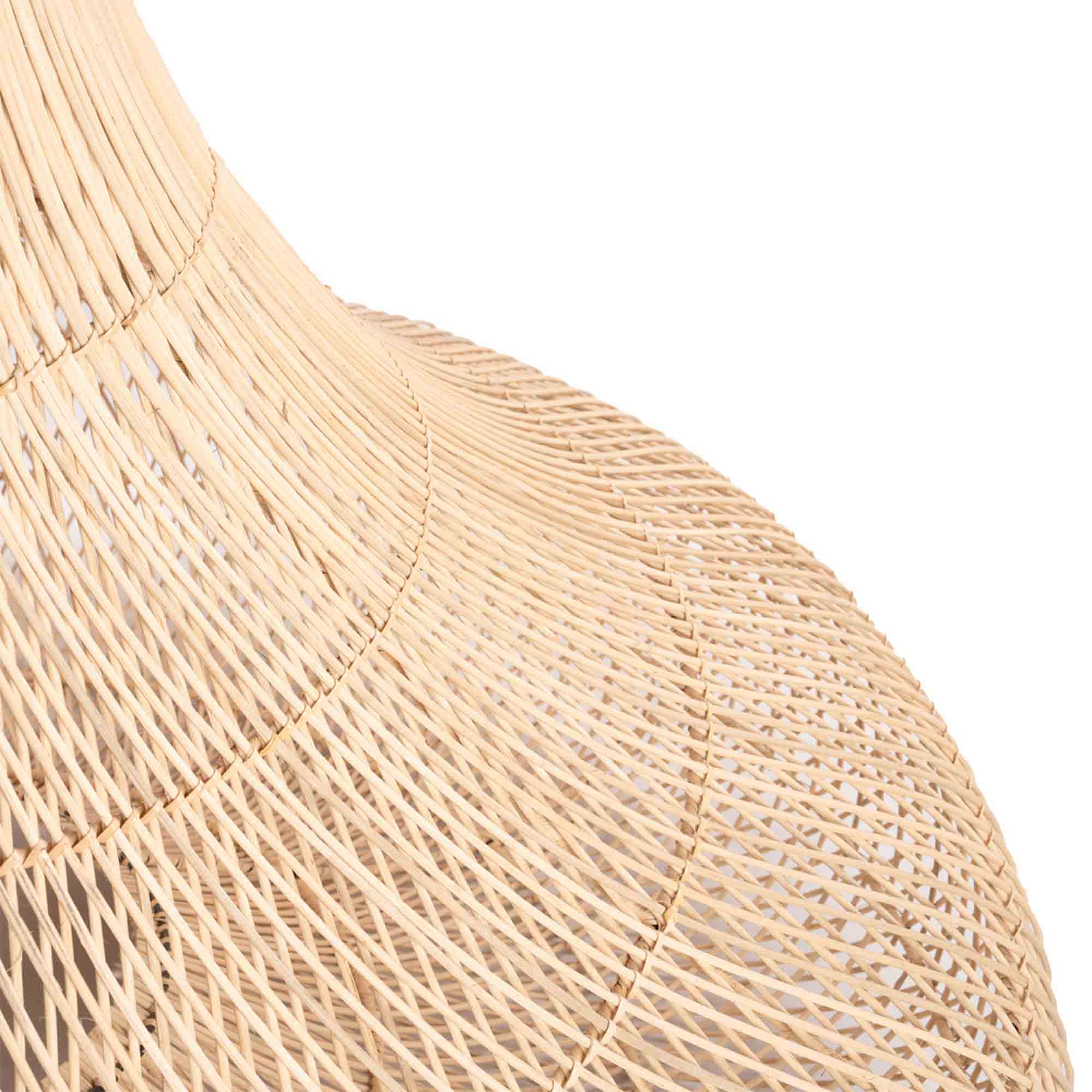 THE SHALA Pendant Lamp Natural top close detail view