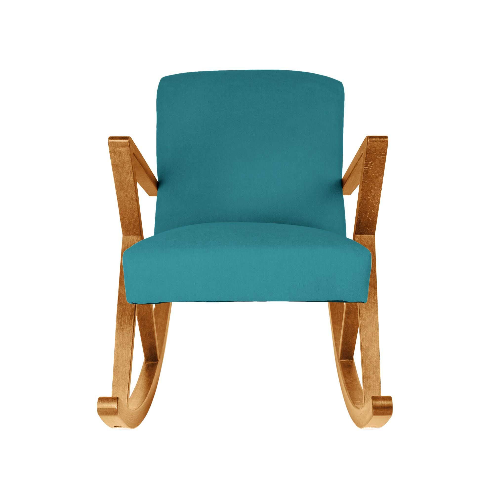 RETROSTAR Rocker blue fabric, front view