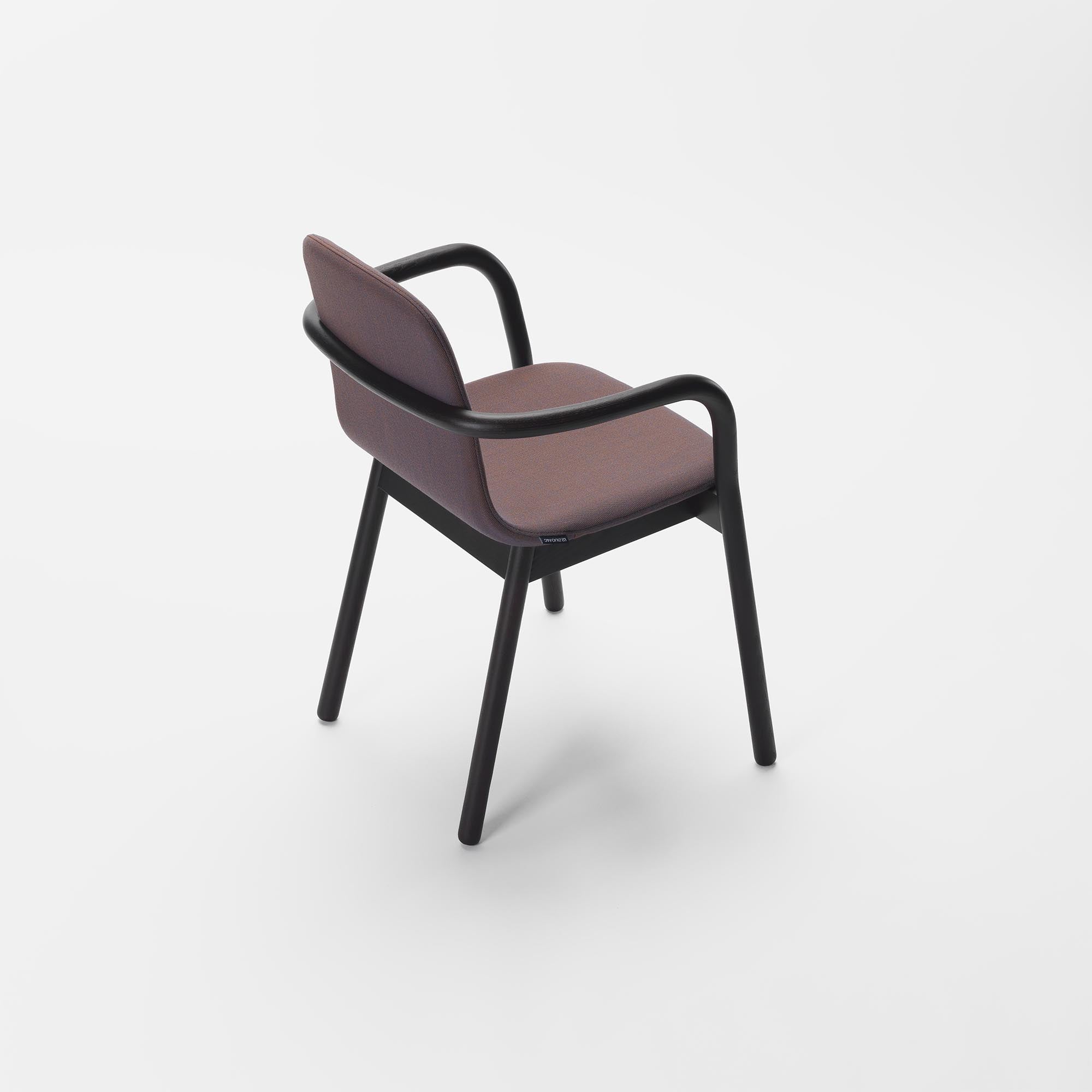 HUG ARMCHAIR Stained Ash Wenge Brown