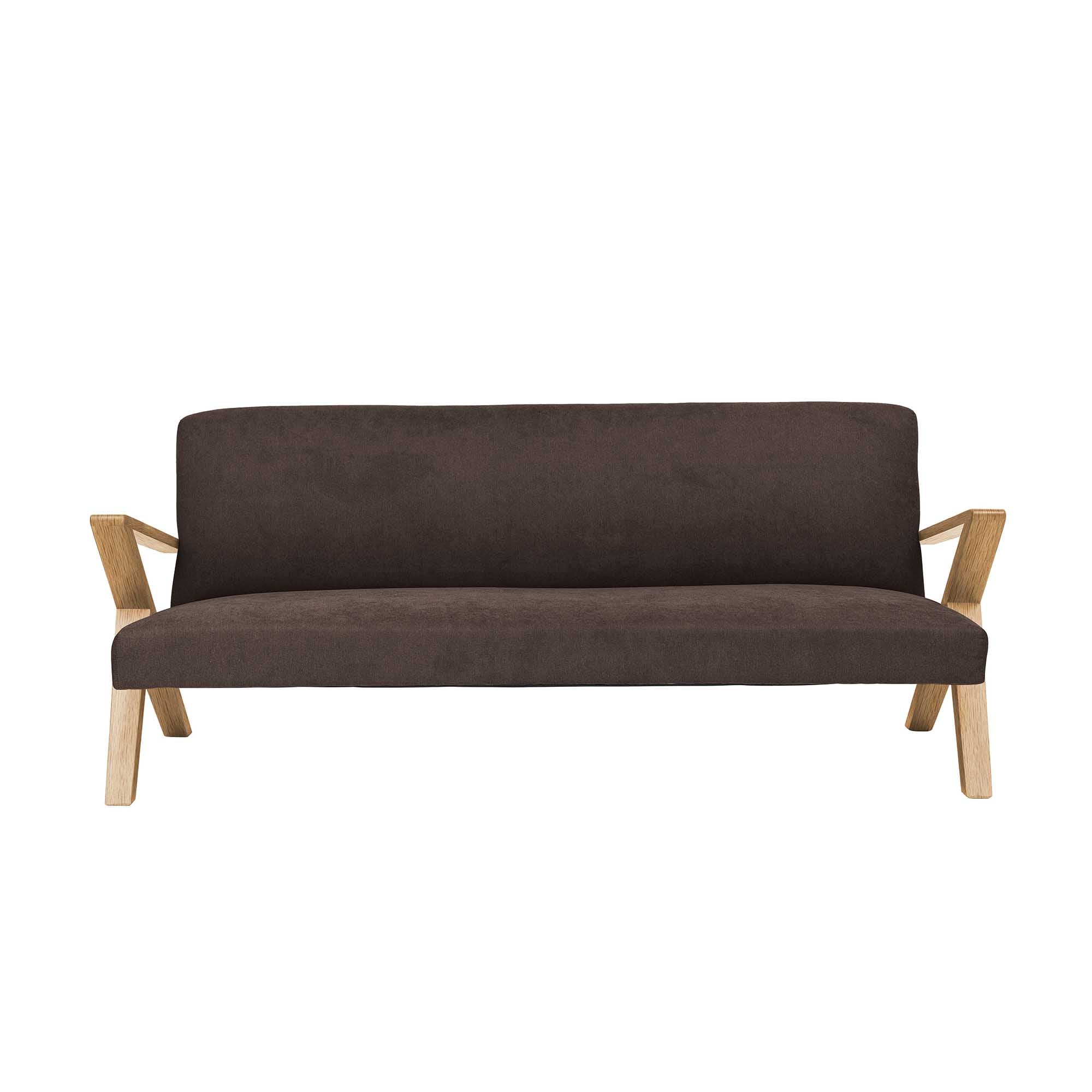 RETROSTAR 4-seater Sofa Oak Wood Frame, Natural Colour