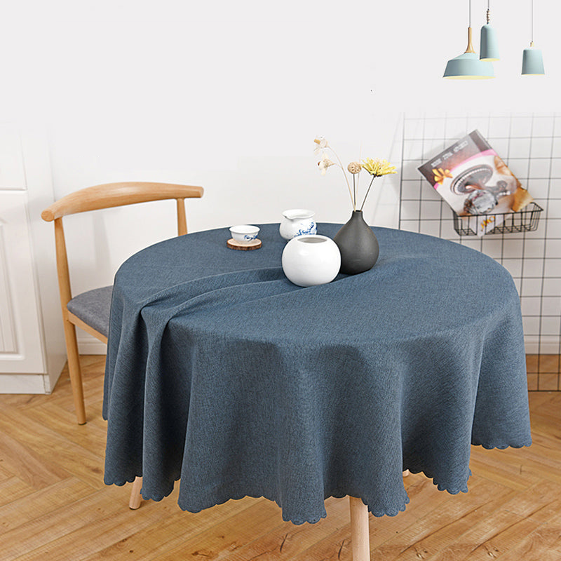 Elegant Round Cotton Tablecloth