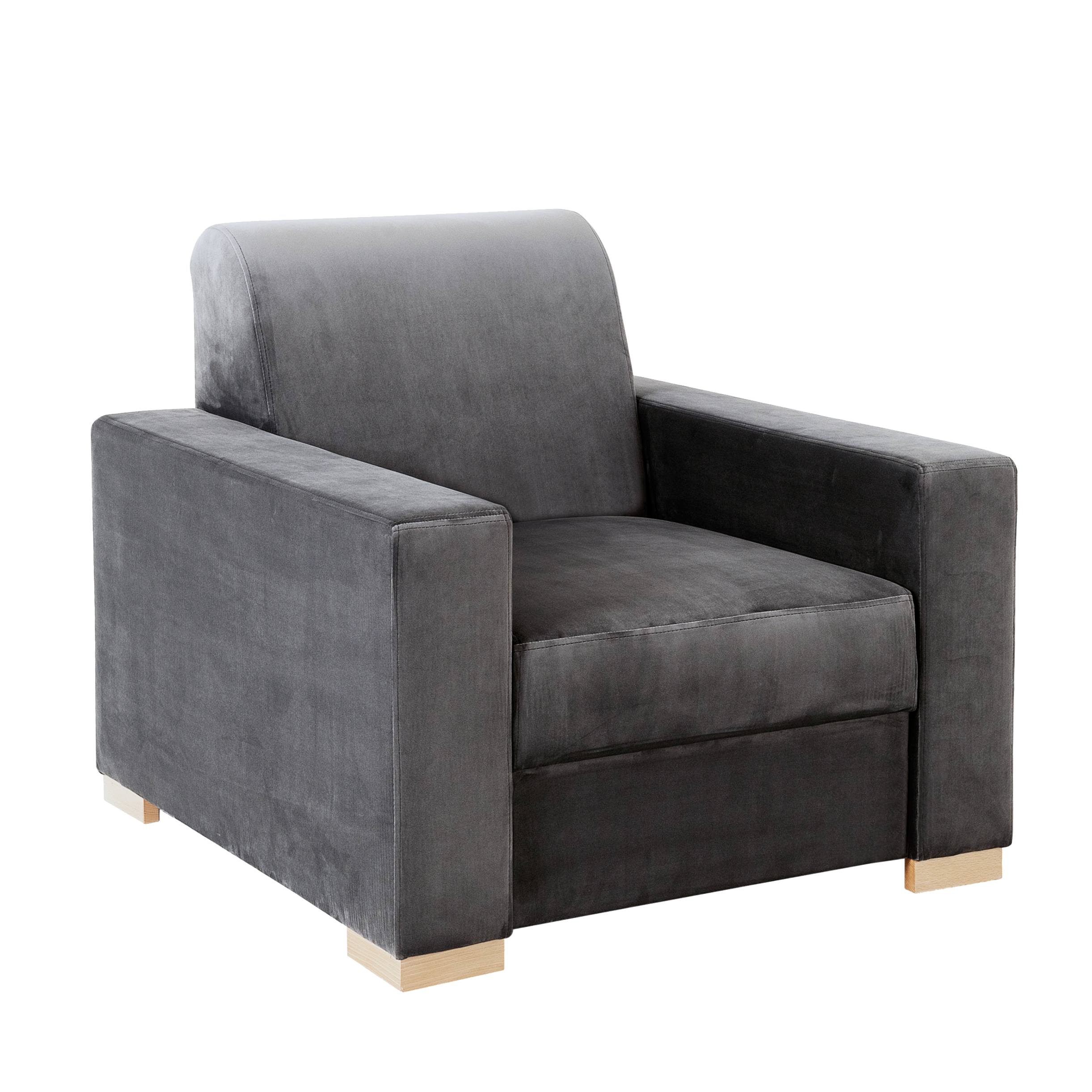 STABLE Armchair upholstery colour grey