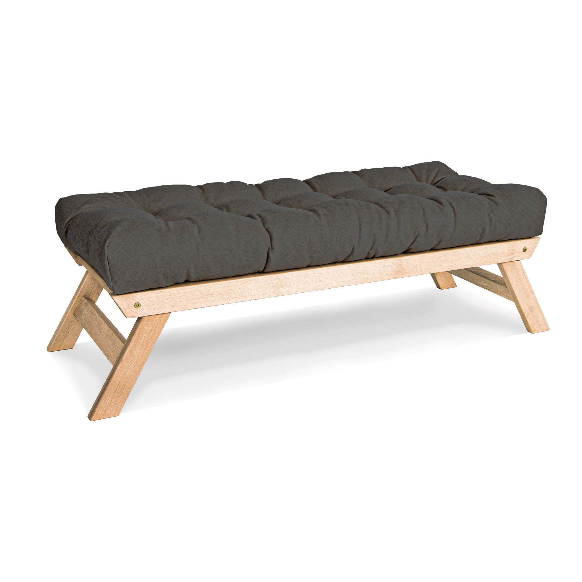 ALLEGRO Wooden Bench Seat with Cushions