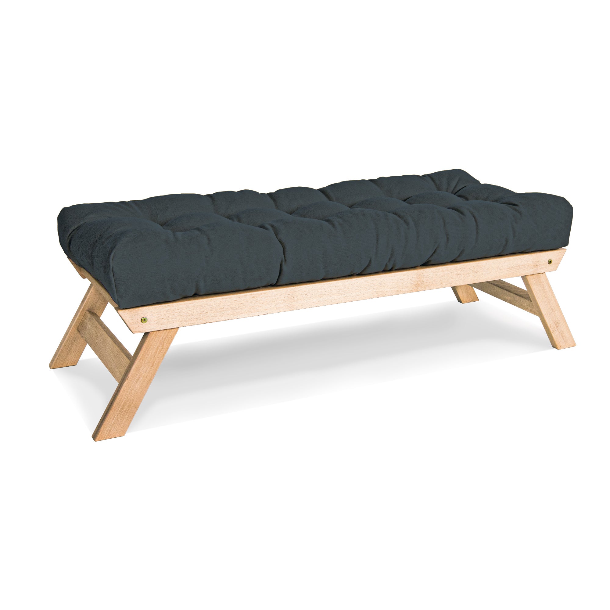 ALLEGRO Wooden Bench Seat with Cushions