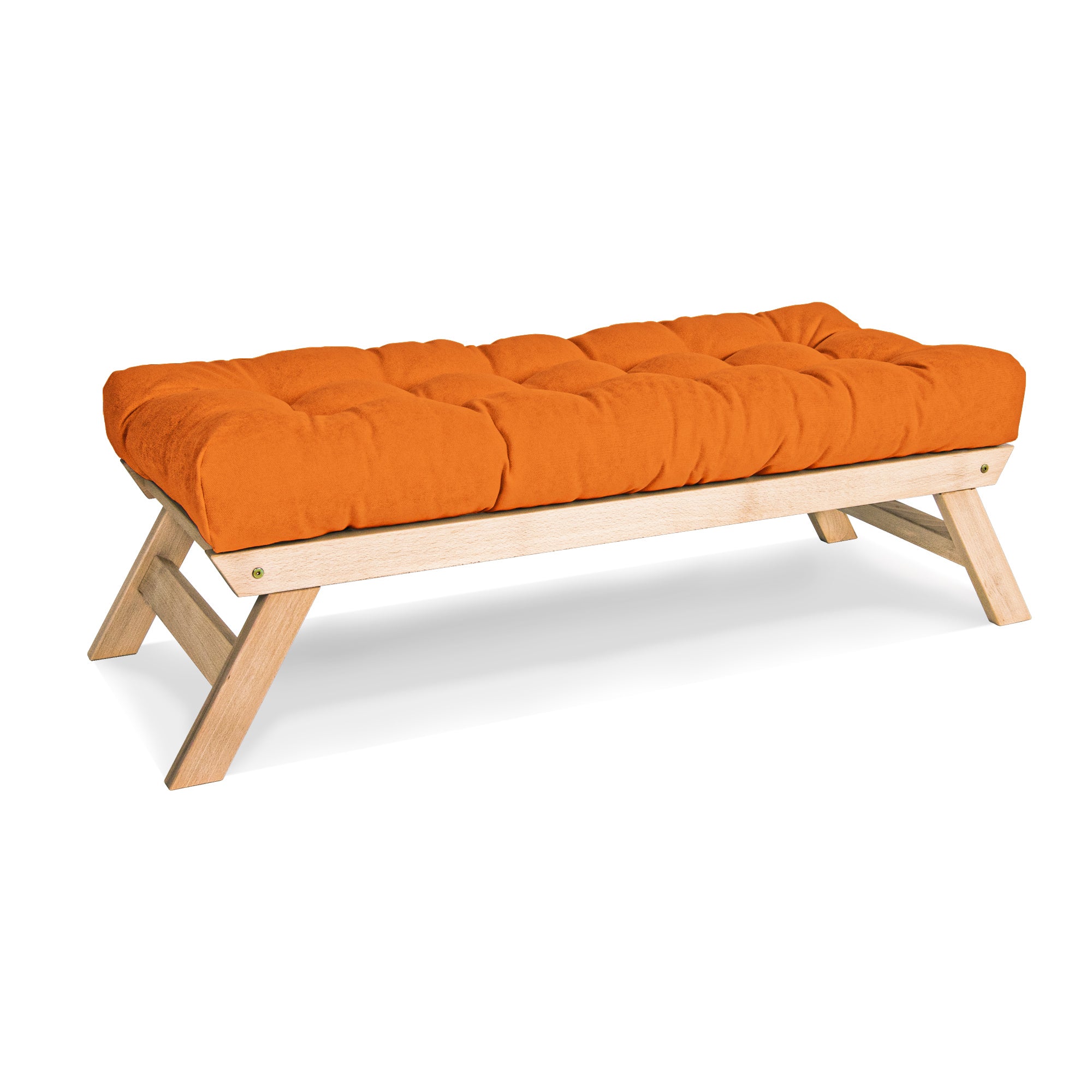 ALLEGRO Wooden Bench Seat with Cushions