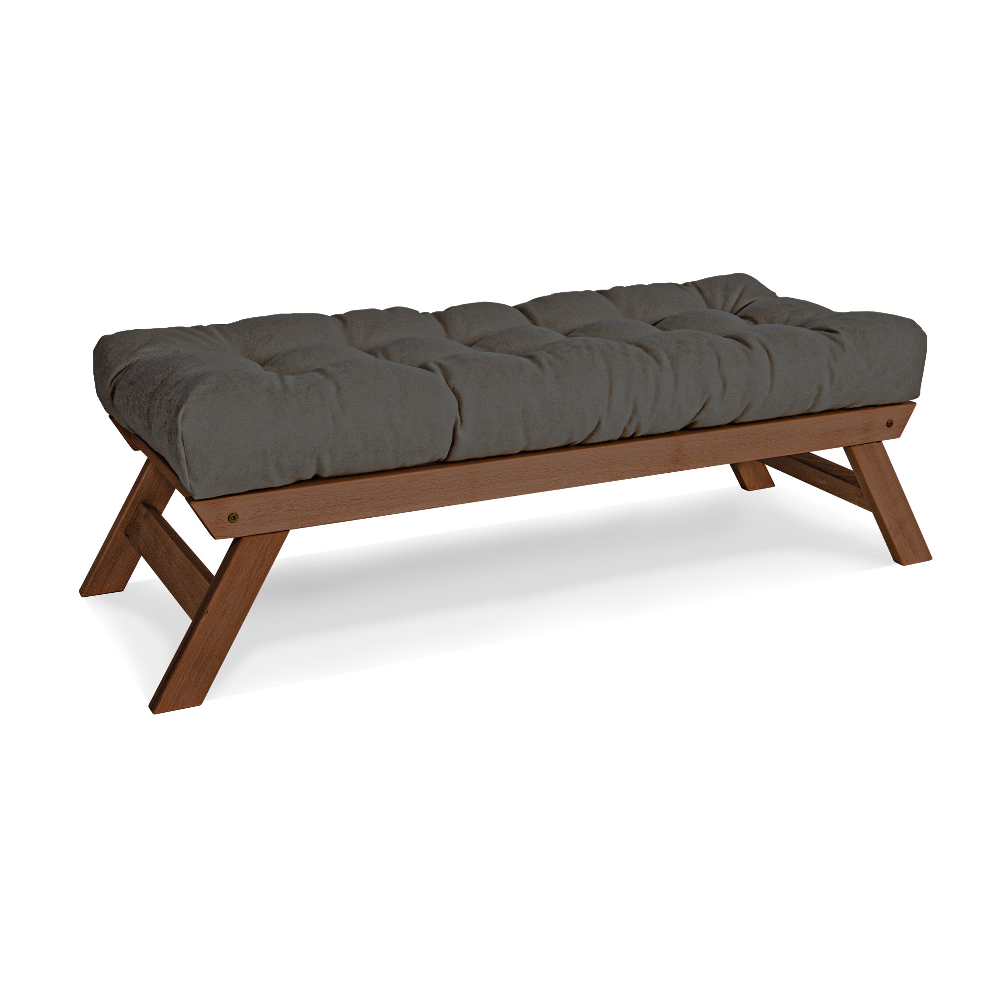 ALLEGRO Wooden Bench Seat with Cushions