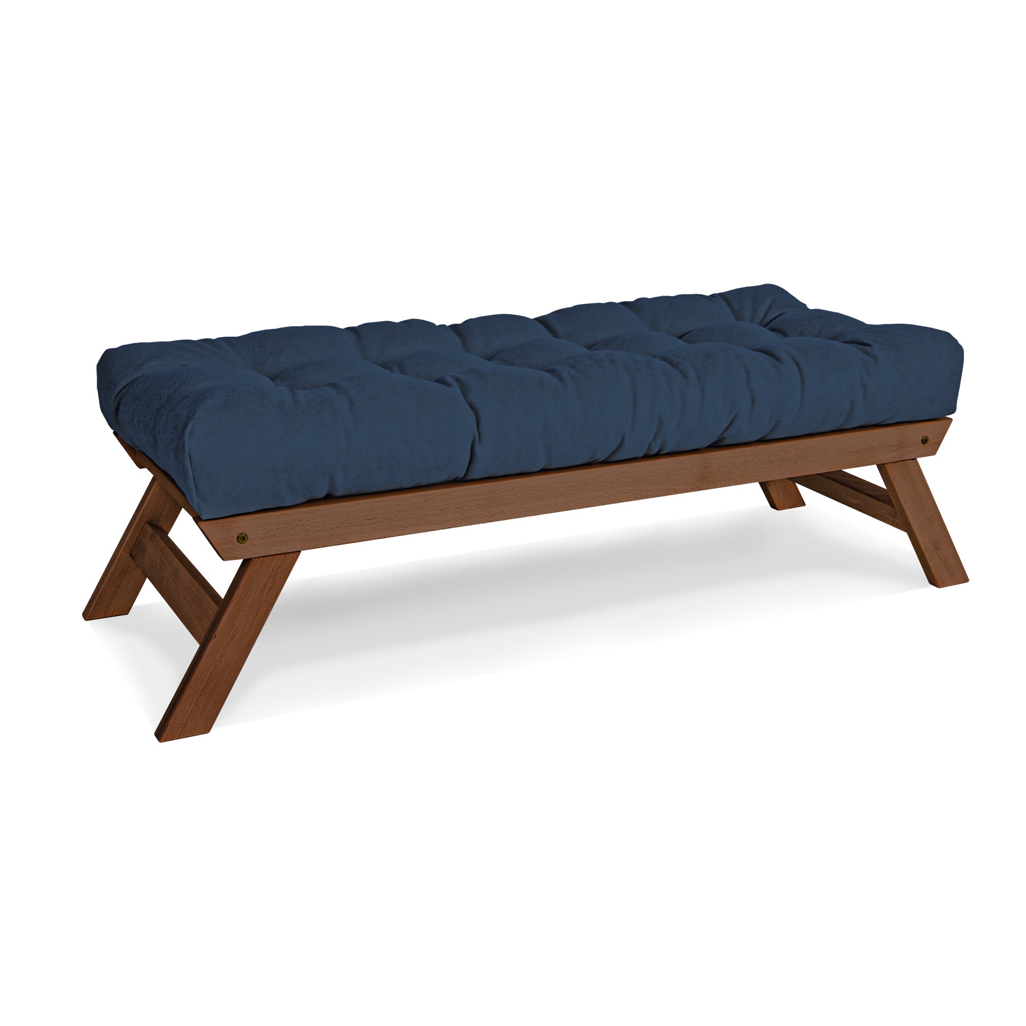 ALLEGRO Wooden Bench Seat with Cushions