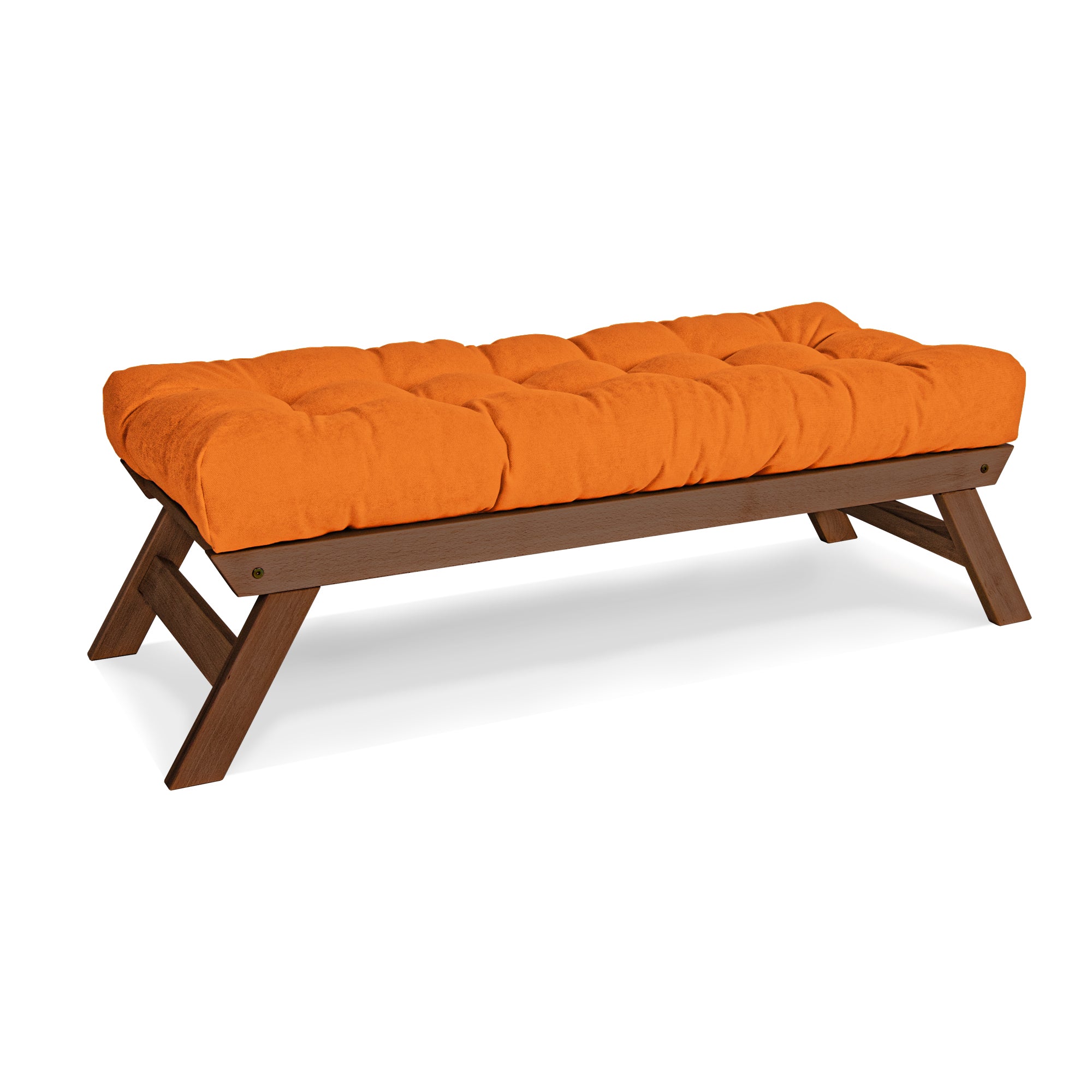 ALLEGRO Wooden Bench Seat with Cushions