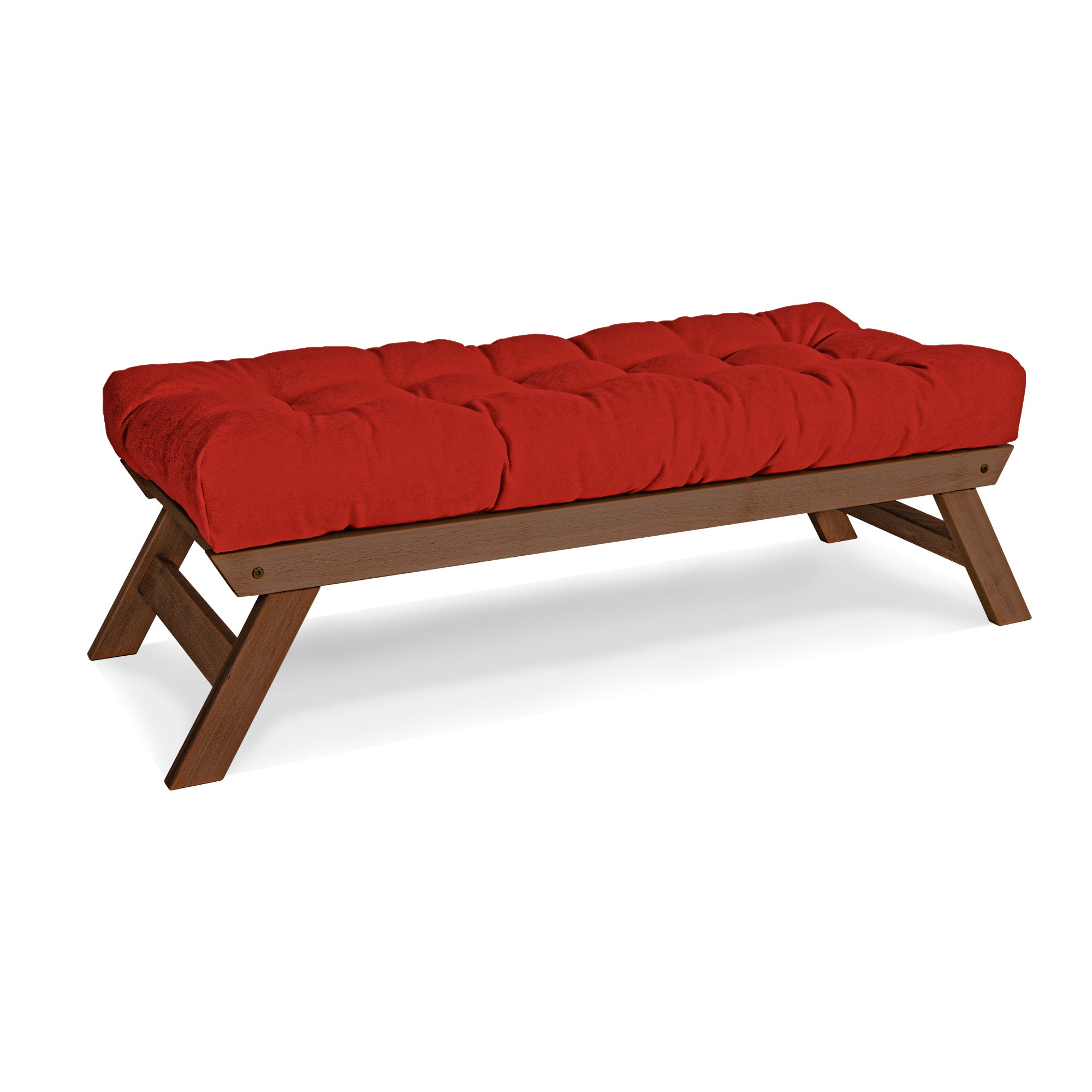 ALLEGRO Wooden Bench Seat with Cushions