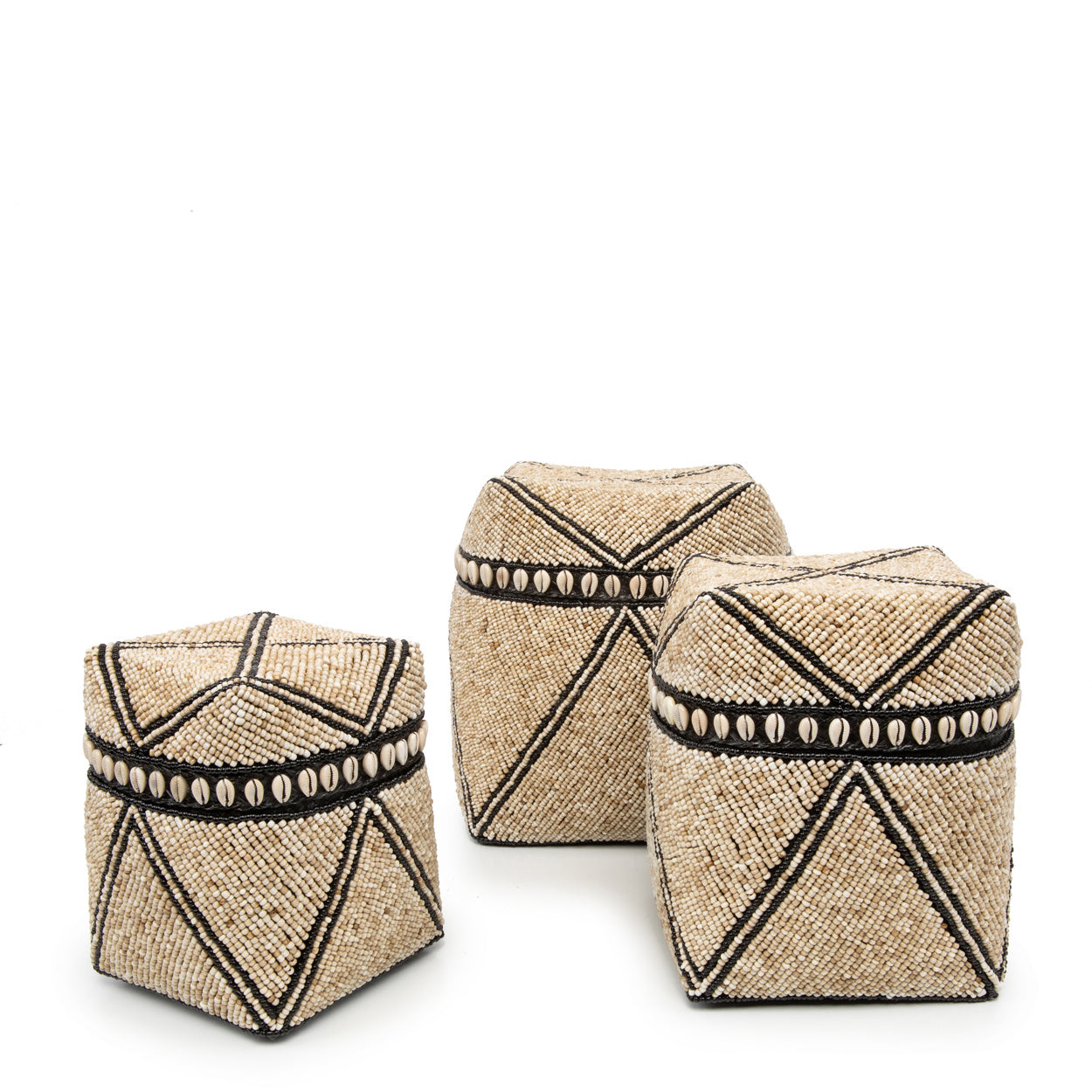 THE JAGGED Baskets Set three front view