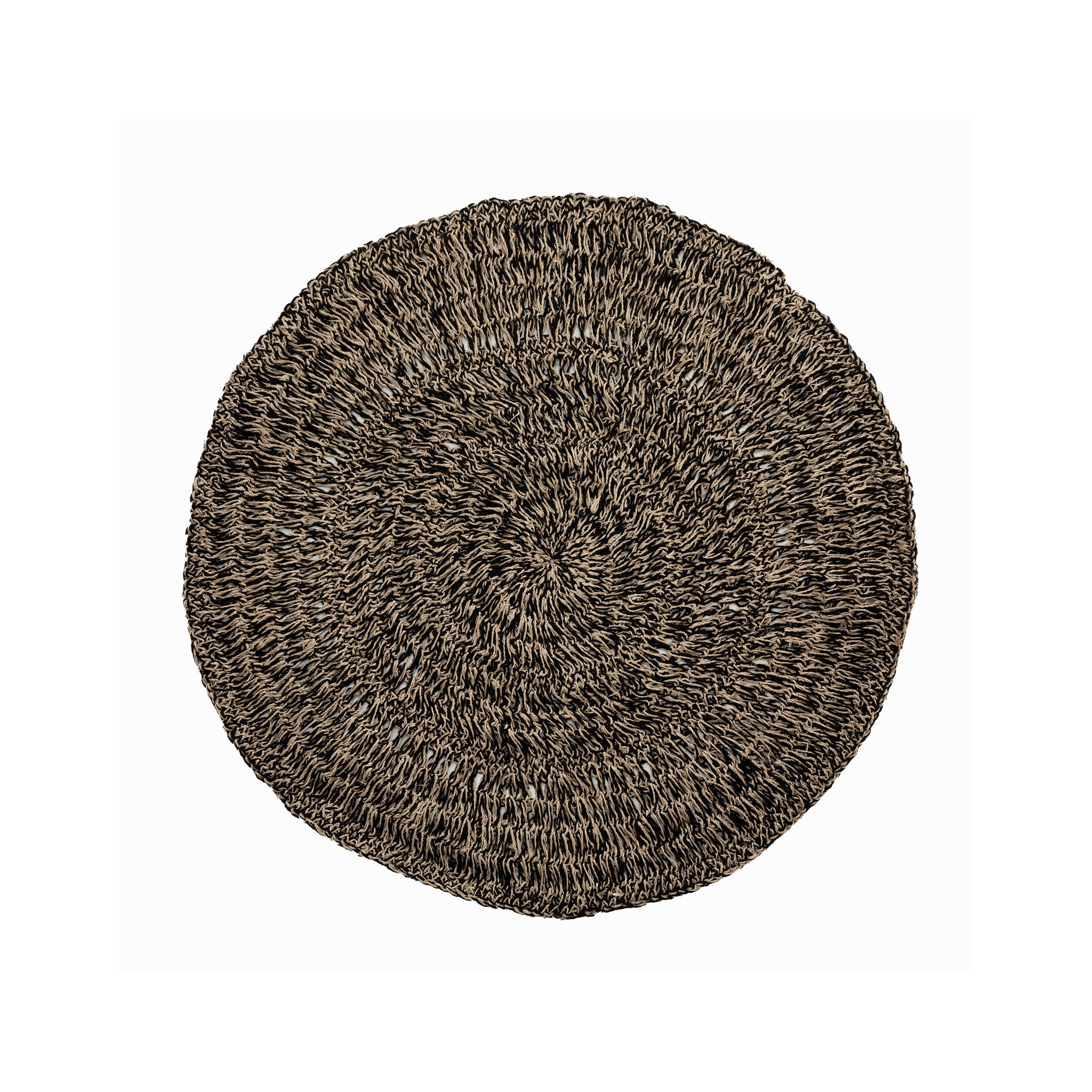 THE SEAGRASS Carpet 100 Natural-Black front view