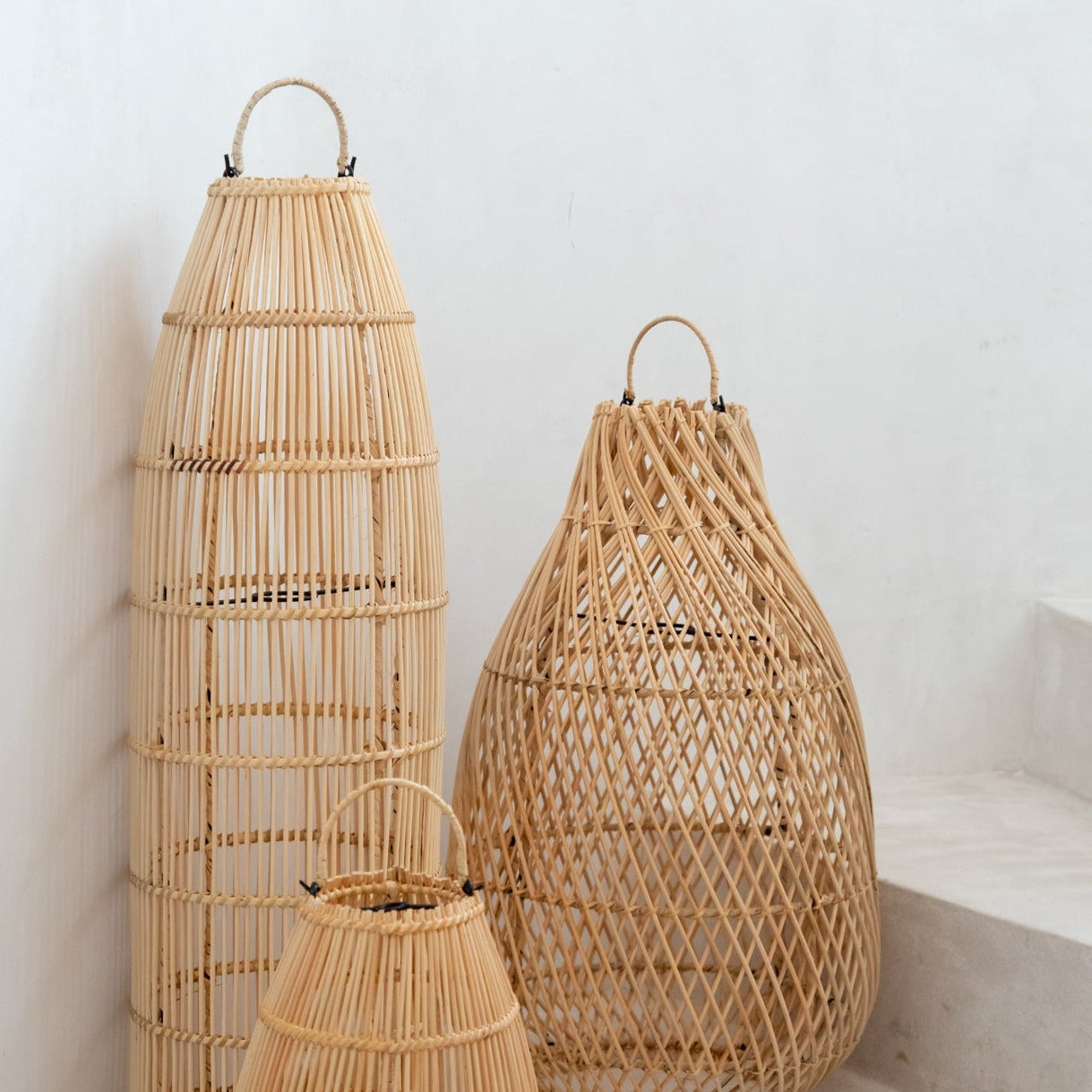 THE FISH TRAP Pendant Natural Lamp